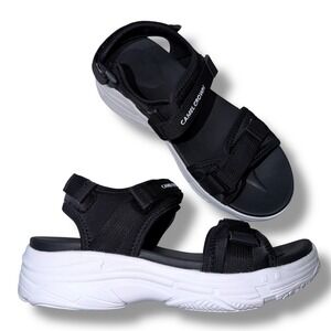 Camel Crown Womens Black Athletic Platform Sandals K12311605M Sz 7.5 Strappy new